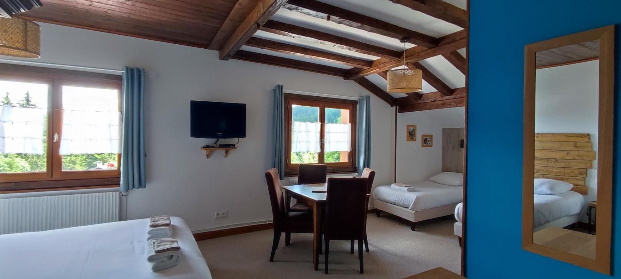 Le Taconet Hotel Le Praz de Lys Szoba fotó